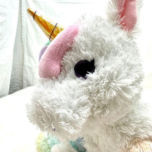 Barbie Dreamtopia Unicorn w/Wings 11" Plush Stuffed Toy Mattel Light Sound Works - Picture 8 of 12